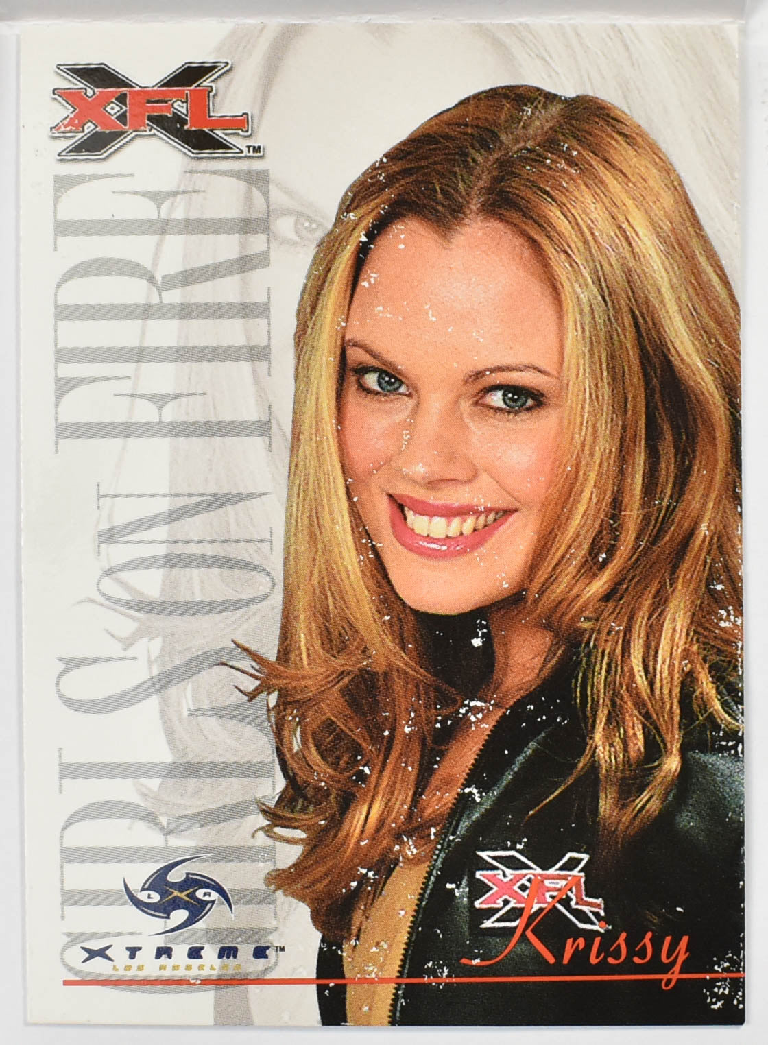 Topps XFL Football Card 2001 93 Krissy- Girls on Fire