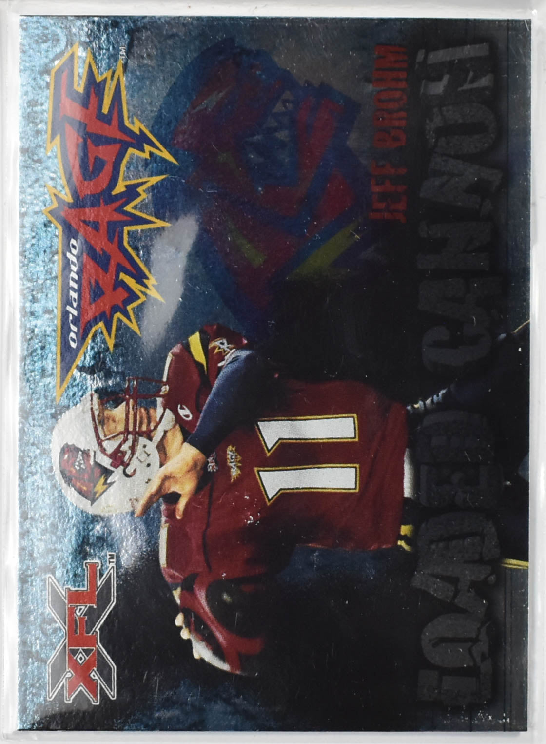 Jeff Brohm Loaded Cannon XFL Topps 2001 4 of 8