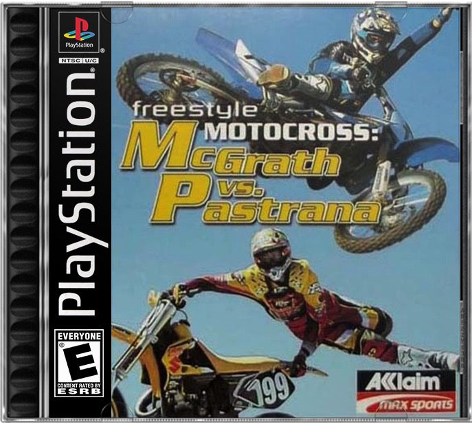 Freestyle Motocross - McGrath vs. Pastrana PS1 Sony Playstation 1 Used Video Game