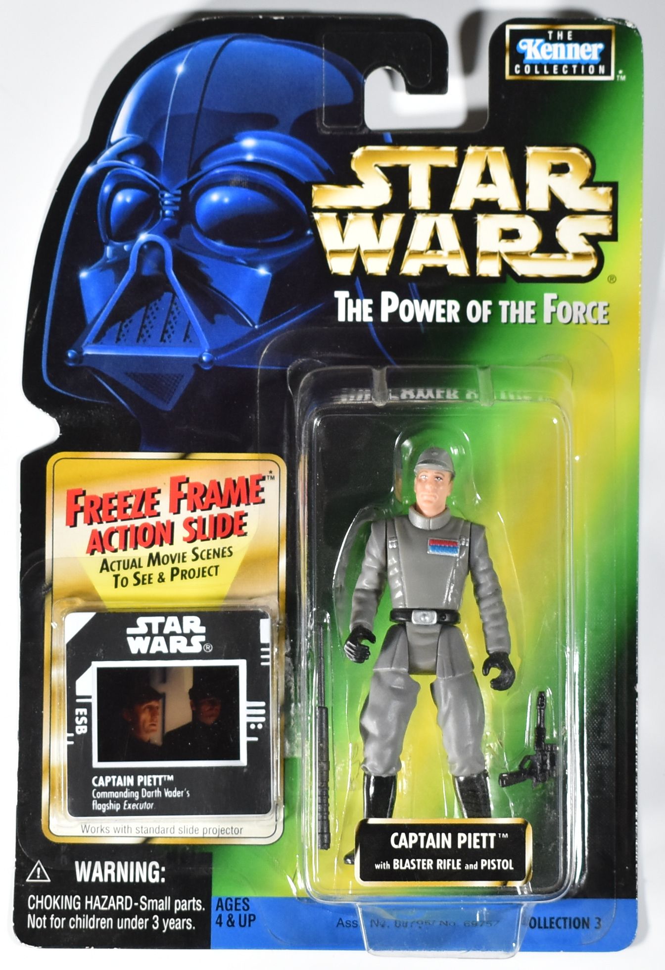 Star Wars Power of the Force Freeze Frame Kenner Action Figure Captain Piett