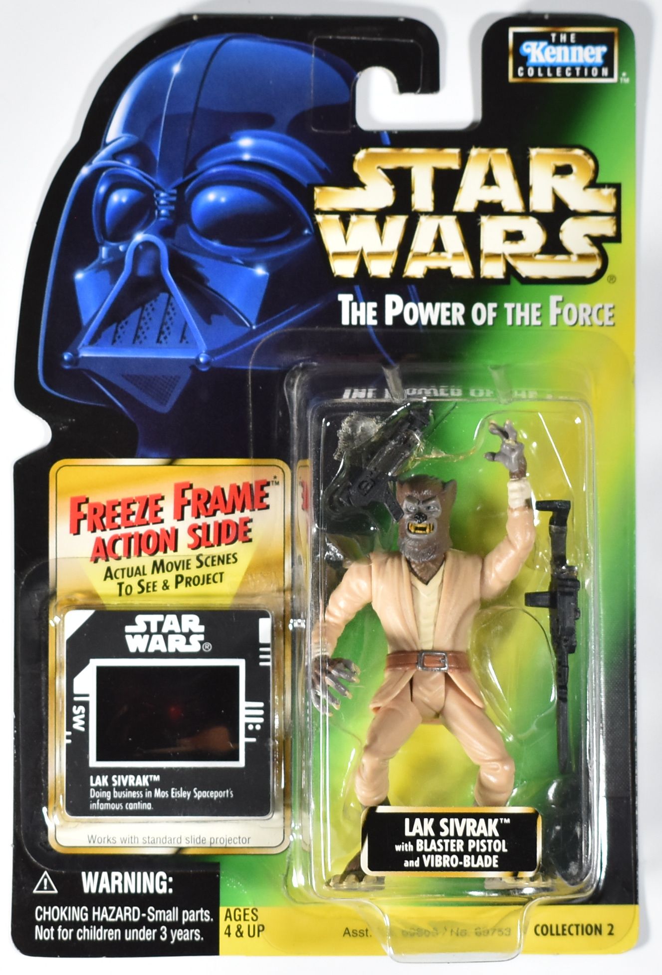 Star Wars Power of the Force Freeze Frame Kenner Action Figure Lak Sivrak