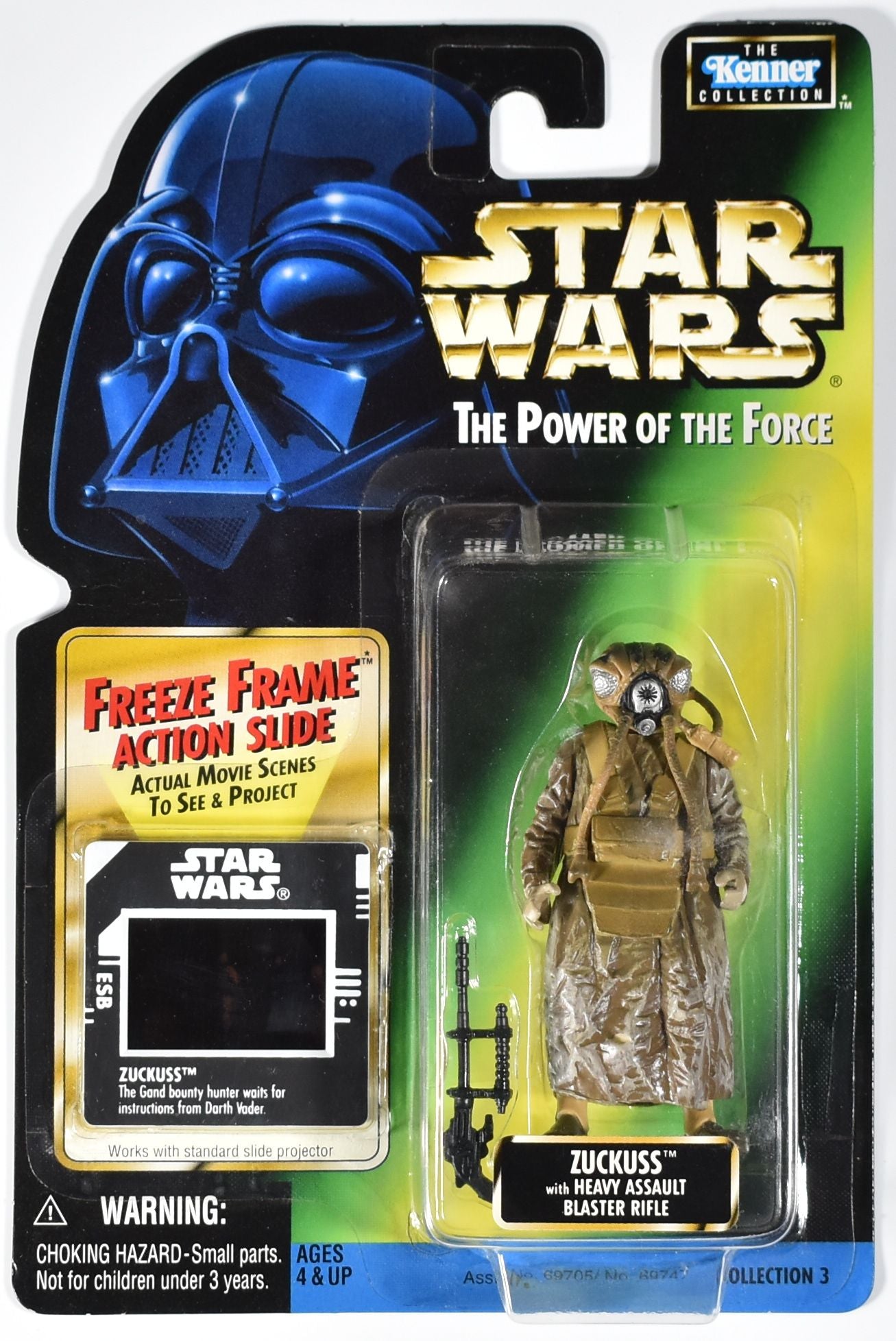 Star Wars Power of the Force Freeze Frame Kenner Action Figure Zuckuss