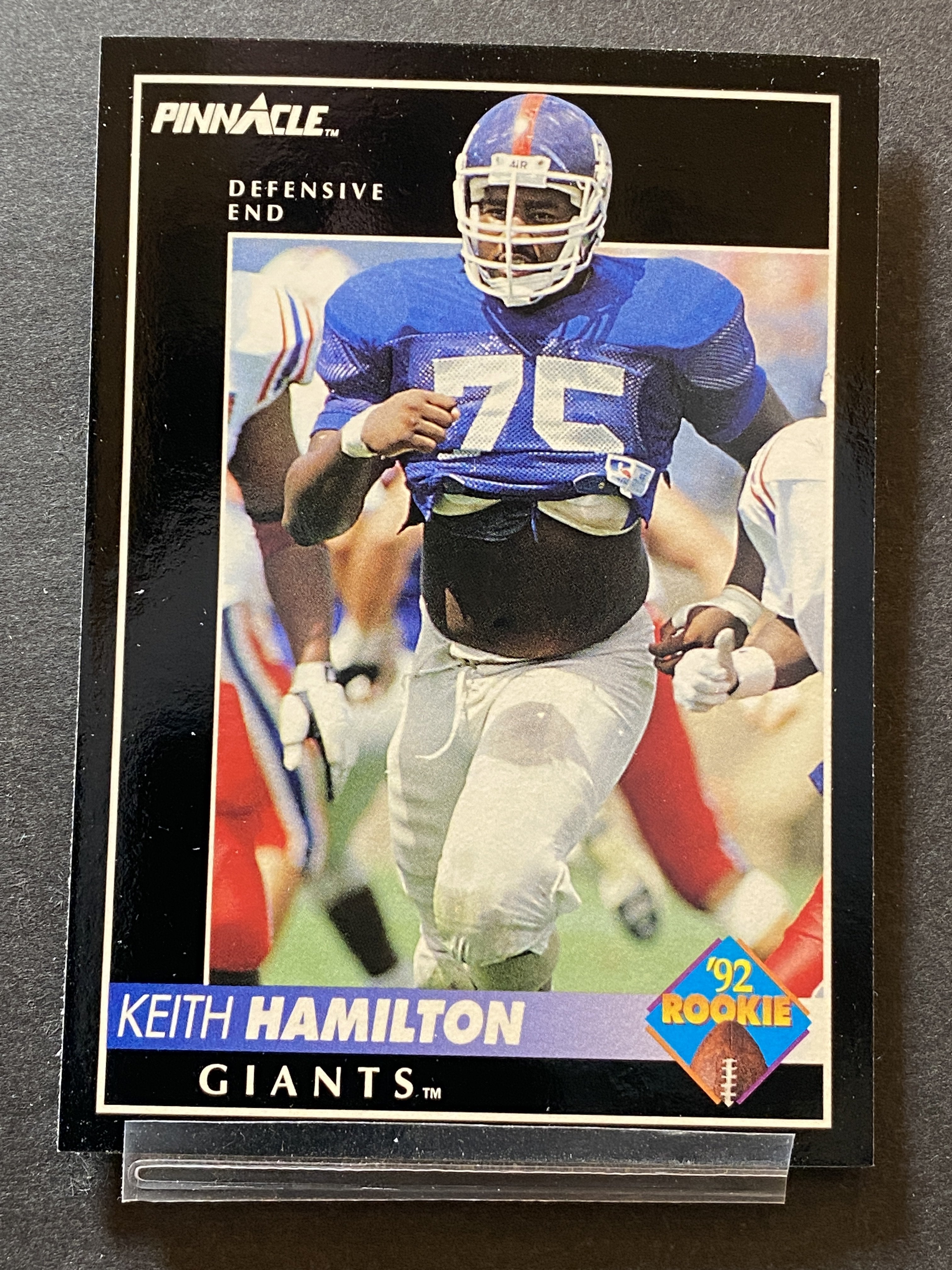 Keith Hamilton Pinnacle Football Card