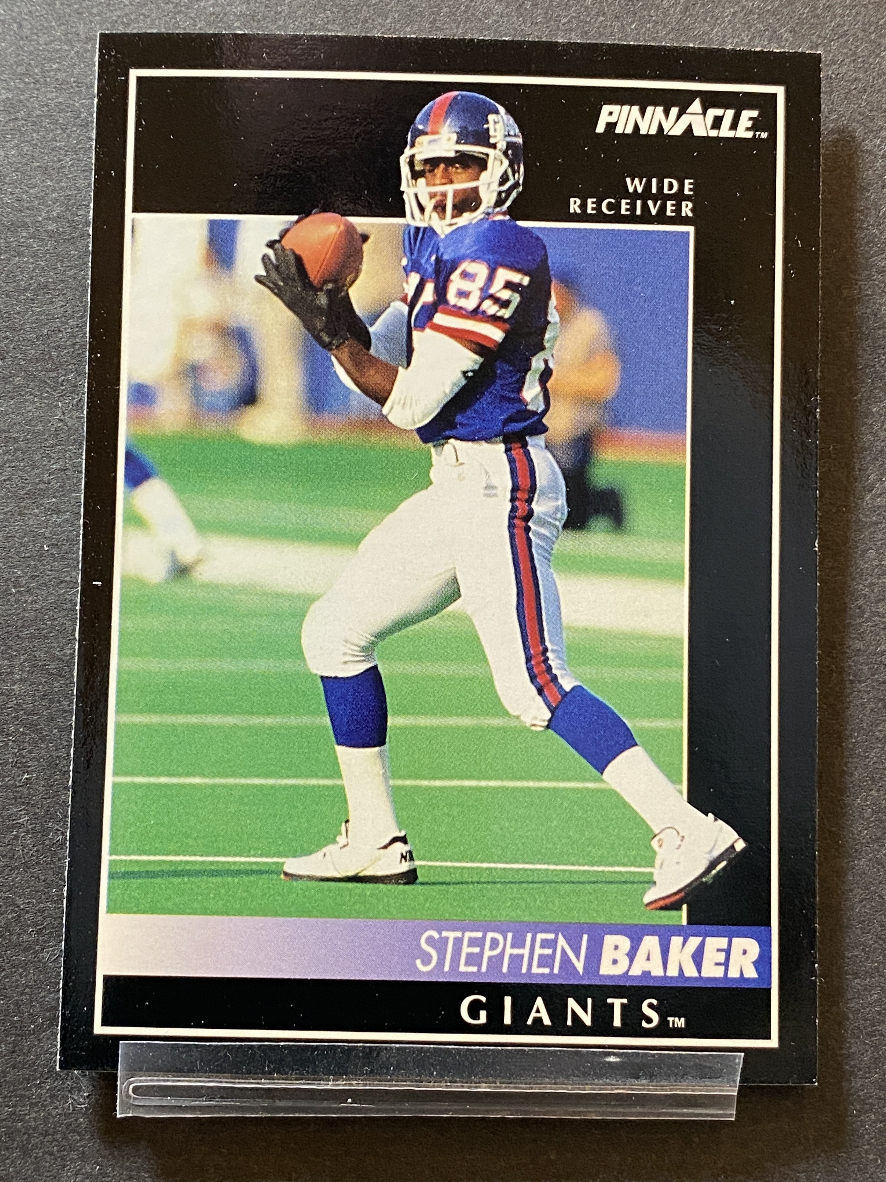 Stephen Baker Pinnacle Football Card