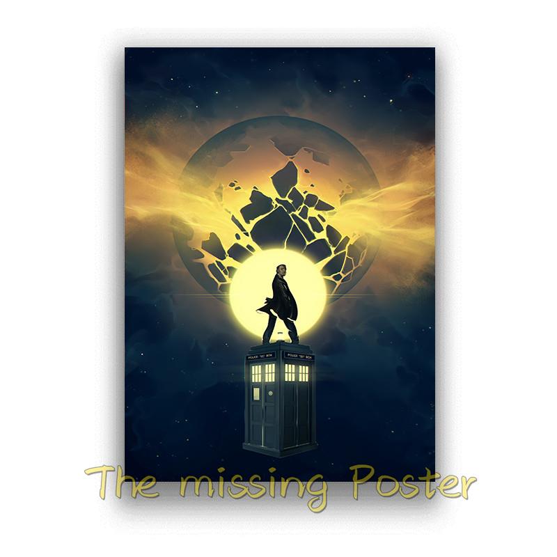 Movie Doctor Who Picture Art Decor White Coated Paper Poster Cafe Bar Wall Decor living room Home Decor