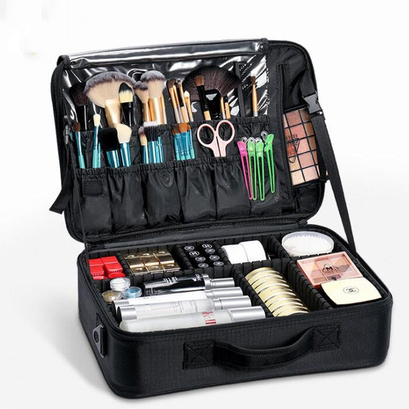 Large-Capacity, Multi-Function Cosmetic Bag, Single-Shoulder Cosmetic Bag, Tool Storage Bag, Travel Tool Case, Cosmetic Bag