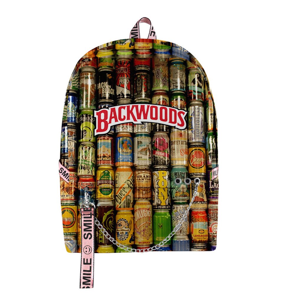 New Style BACKWOODS Beer Fashion 3D Backpack