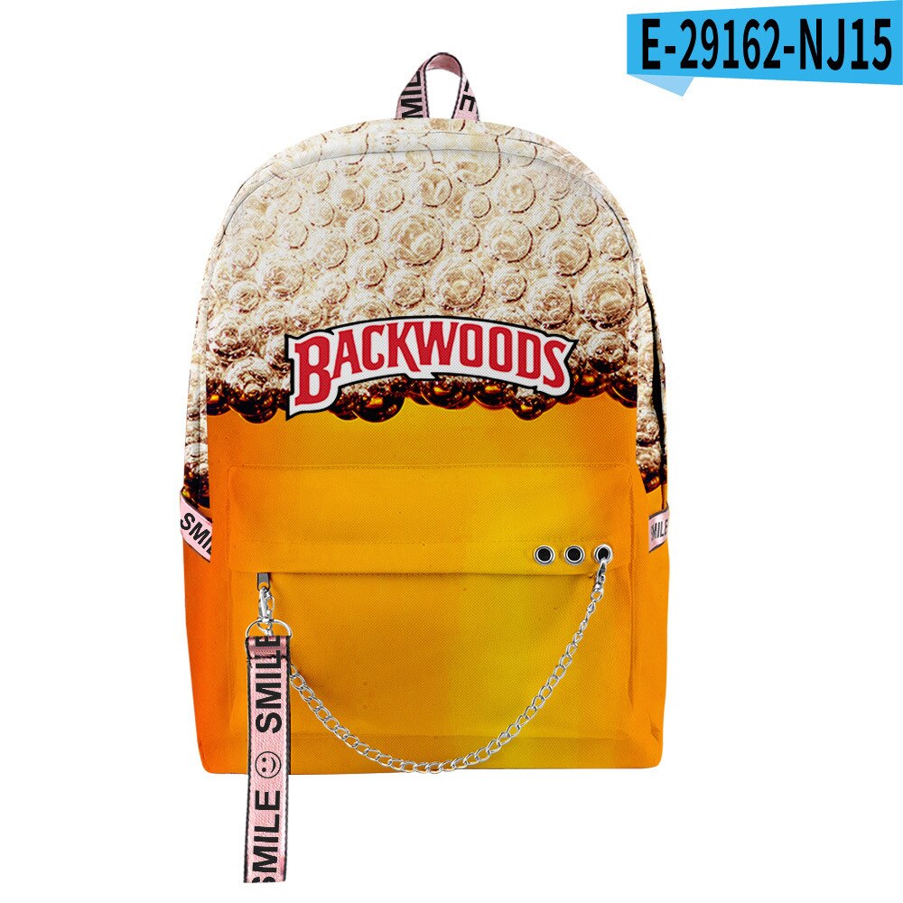 New Style BACKWOODS Beer Fashion 3D Backpack