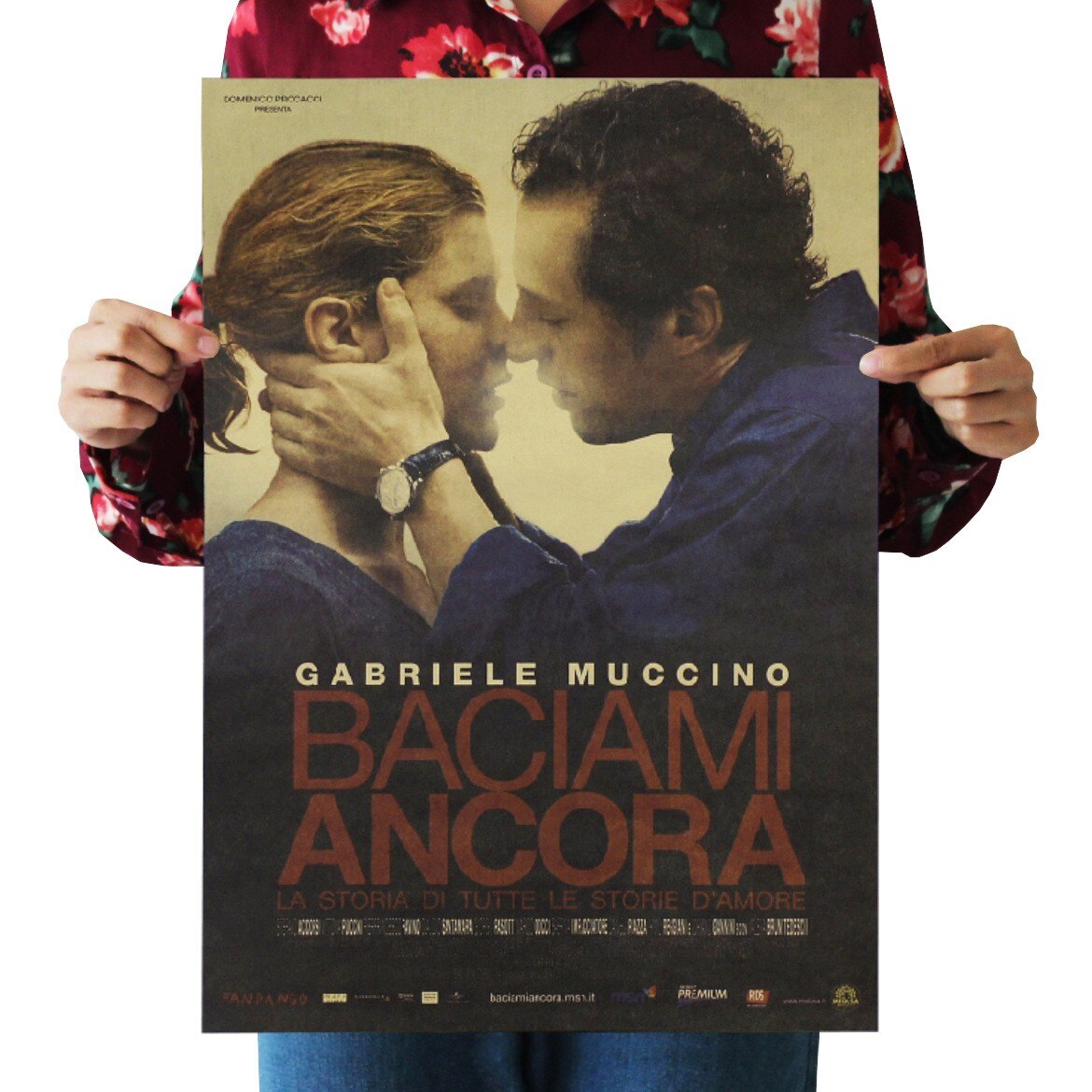 Movie Kiss Me Again Kraft Paper Poster Home Room Decoration Painting 50.5x35cm