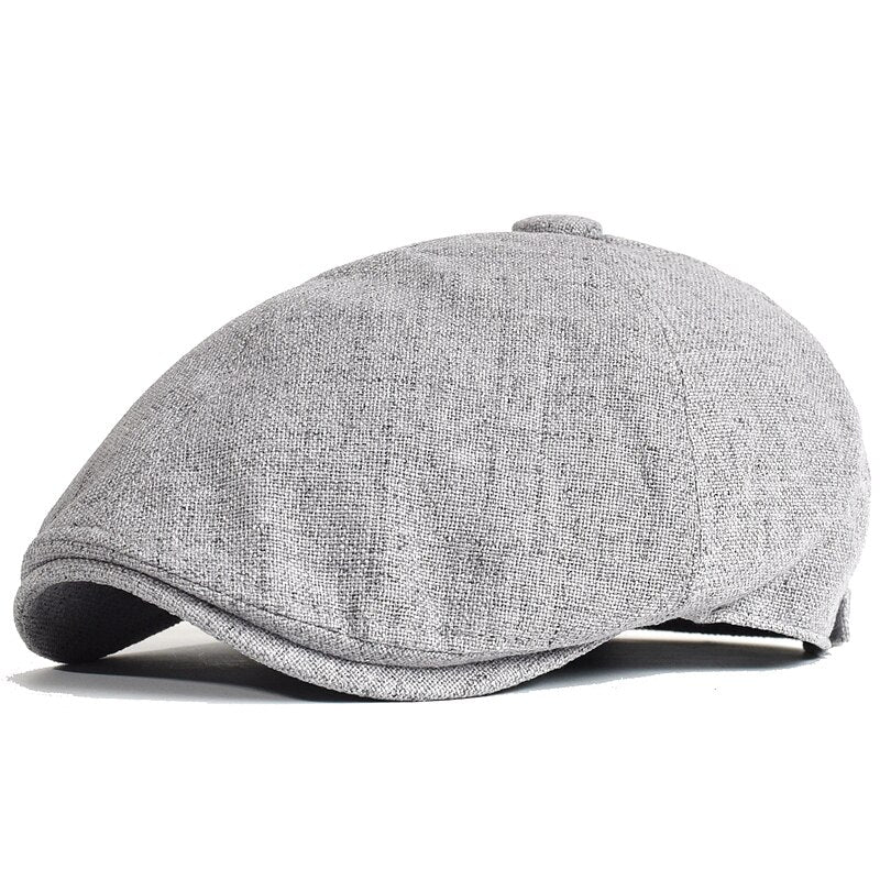 Men's Summer Berets Outdoor Breathable newsboy cap Spring Flat Hats Solid Duckbill Hats Vintage Gatsby Beret Hat Women