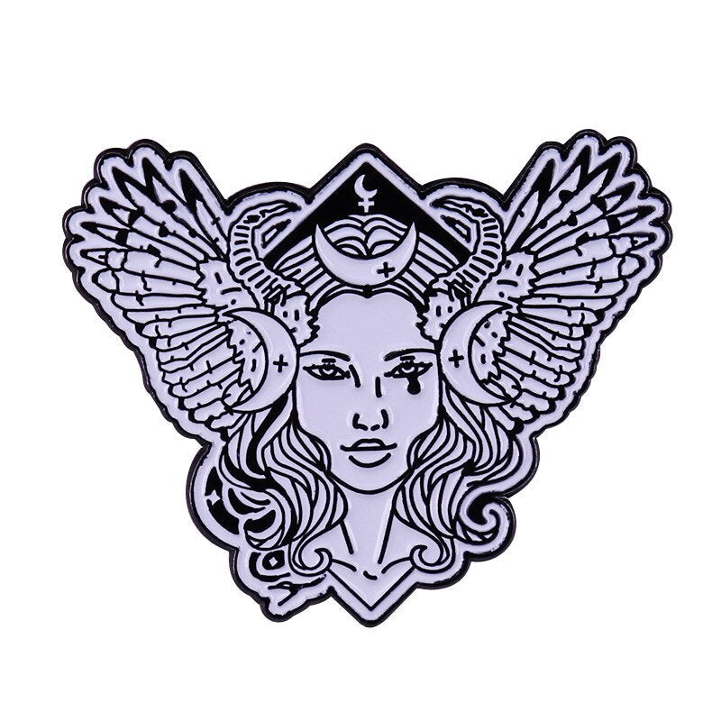 Mythology and legend Lilith brooch