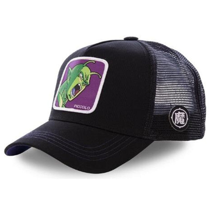 Newest Dragon Ball & Naruto Anime Mesh Cap Hot Style Patch Trucker Hat Curved Brim Baseball Cap Gorras Casquette