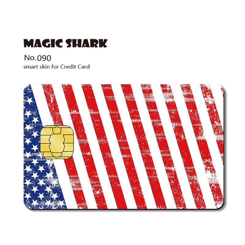 Matte 3M PVC Cartoon  Joker Half Cover Sticker Case Film for Big Small Chip Credit Debt Card