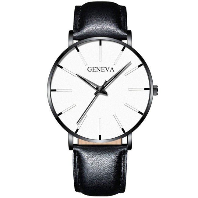 Minimalist Men's Fashion Ultra Thin Watches Simple Men Business Stainless Steel Mesh Belt Quartz Watch relogio masculino