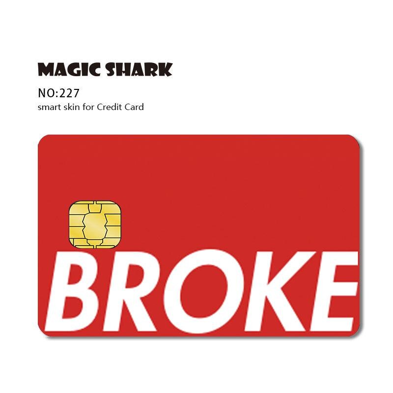 Magic Shark Broke Ice Cream Poker Game Simplson No Fade Film Case Cover Sticker