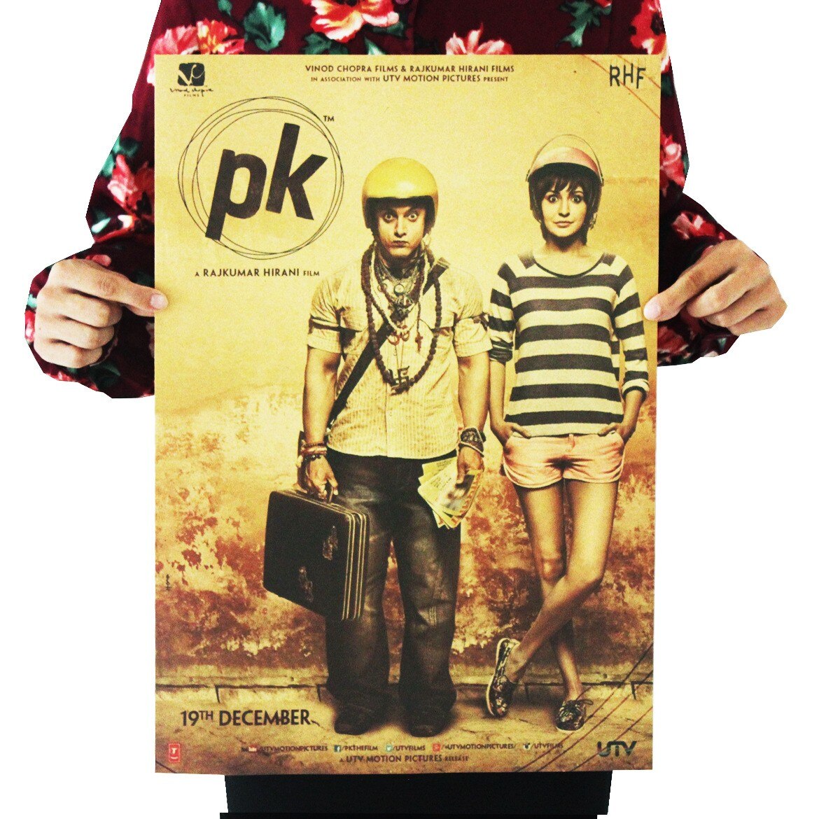 Movie P.K. Kraft Paper Poster Home Room Wall Decoration Painting Print