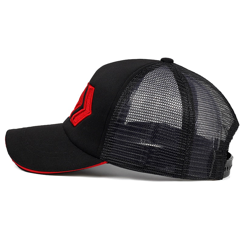 New Summer Sun hat Breathable Wicking Visor Mesh cap Adjustable baseball caps men's Outdoor fishing brand caps snapback hats