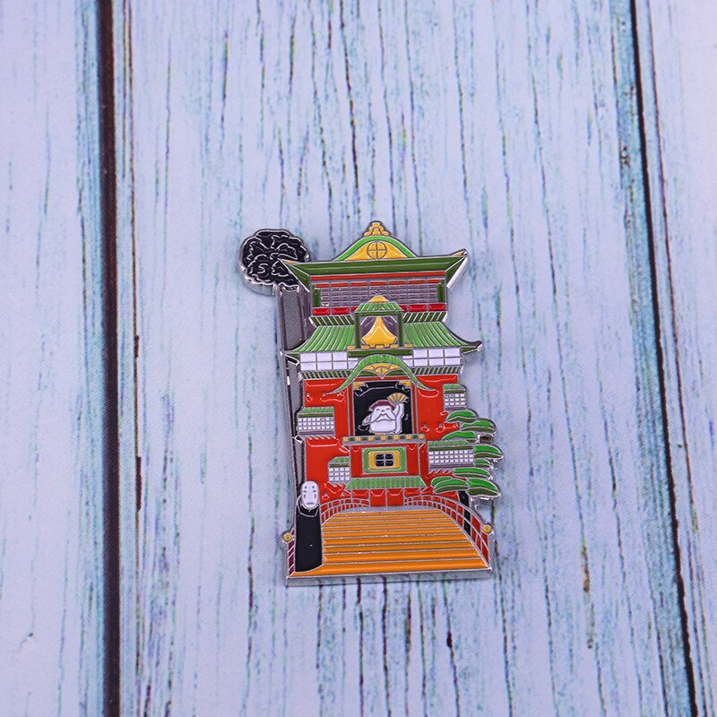 Oil House Brooch Fantasy Animation Movie Inspiration Badge