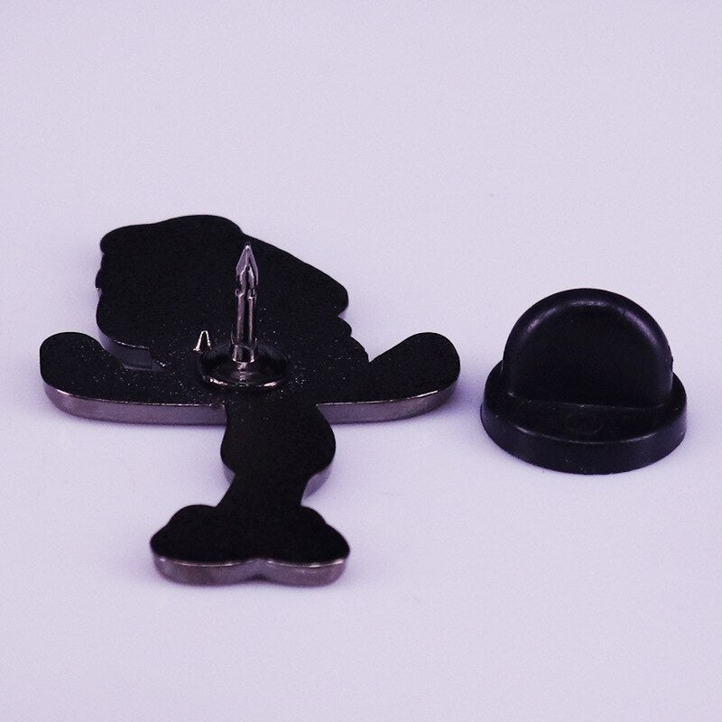 Octopus brother flash brooch cute cartoon anime badge