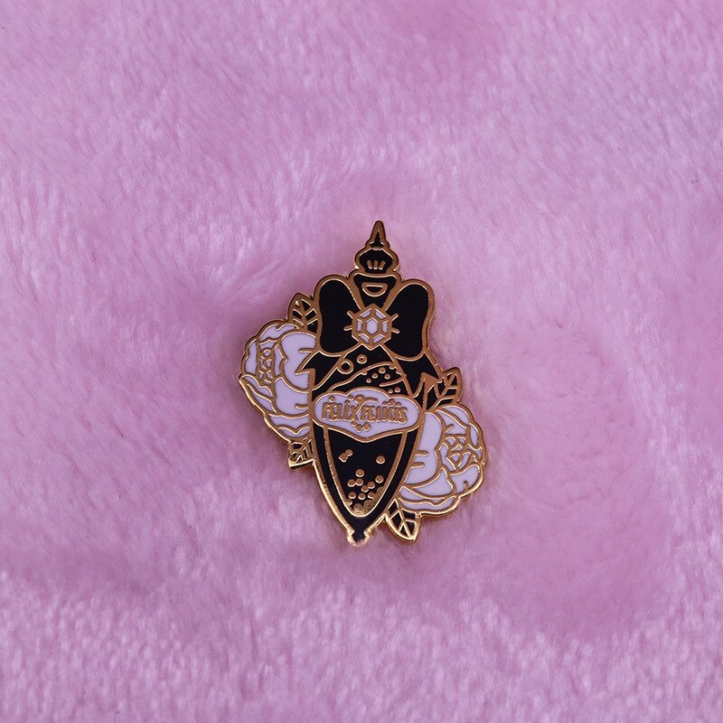 Lucky Water Brooch Magic Bottle Badg