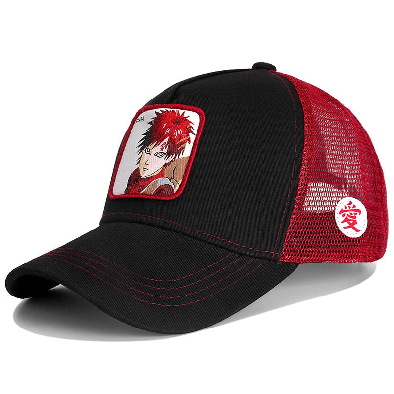 Newest Dragon Ball & Naruto Anime Mesh Cap Hot Style Patch Trucker Hat Curved Brim Baseball Cap Gorras Casquette