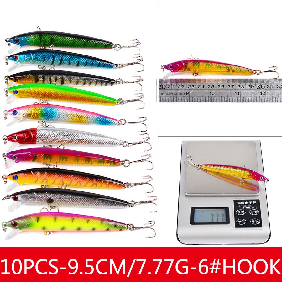 Jerkbait Minnow Hard Baits Fake Crankbait Fishing Lure Set Of Wobblers For Pike Trolling Tackle Artificial Bait Kit Swimbait Sea