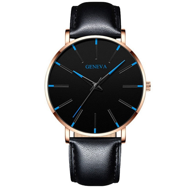 Minimalist Men's Fashion Ultra Thin Watches Simple Men Business Stainless Steel Mesh Belt Quartz Watch relogio masculino