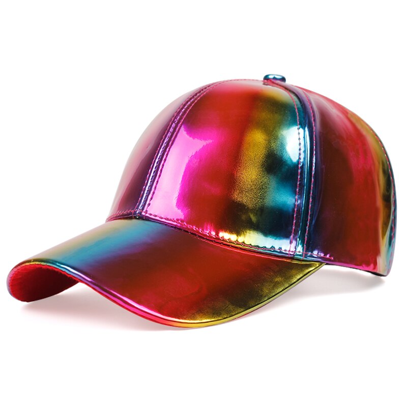 New summer light plate laser reflective baseball cap fashion multicolor trend hip-hop hat sports casual caps unisex wild hats