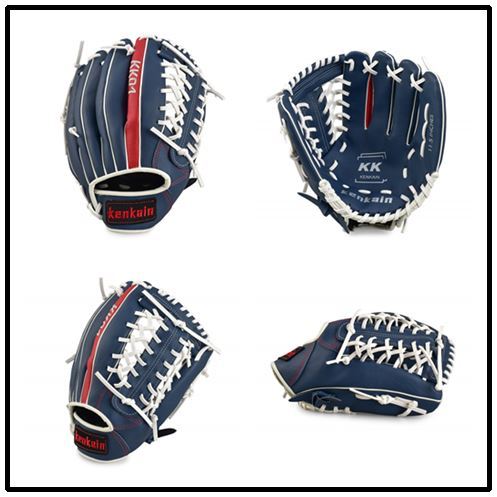 Left Hand Pvc Baseball Glove Youth Catchers Baseball Gloves Red for Adults Guante De Beisbol Sports Entertainment EI50BG