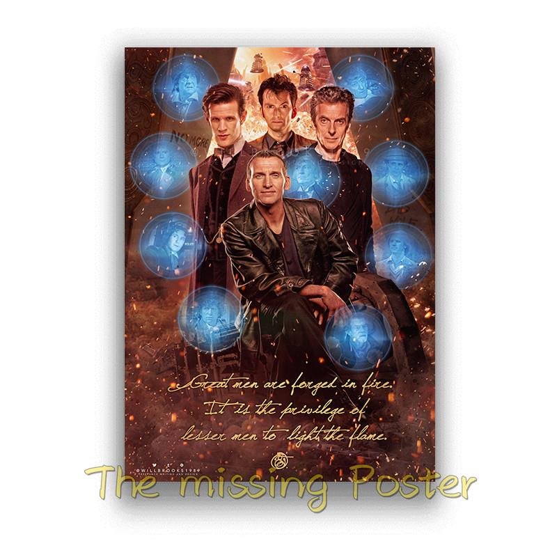 Movie Doctor Who Picture Art Decor White Coated Paper Poster Cafe Bar Wall Decor living room Home Decor