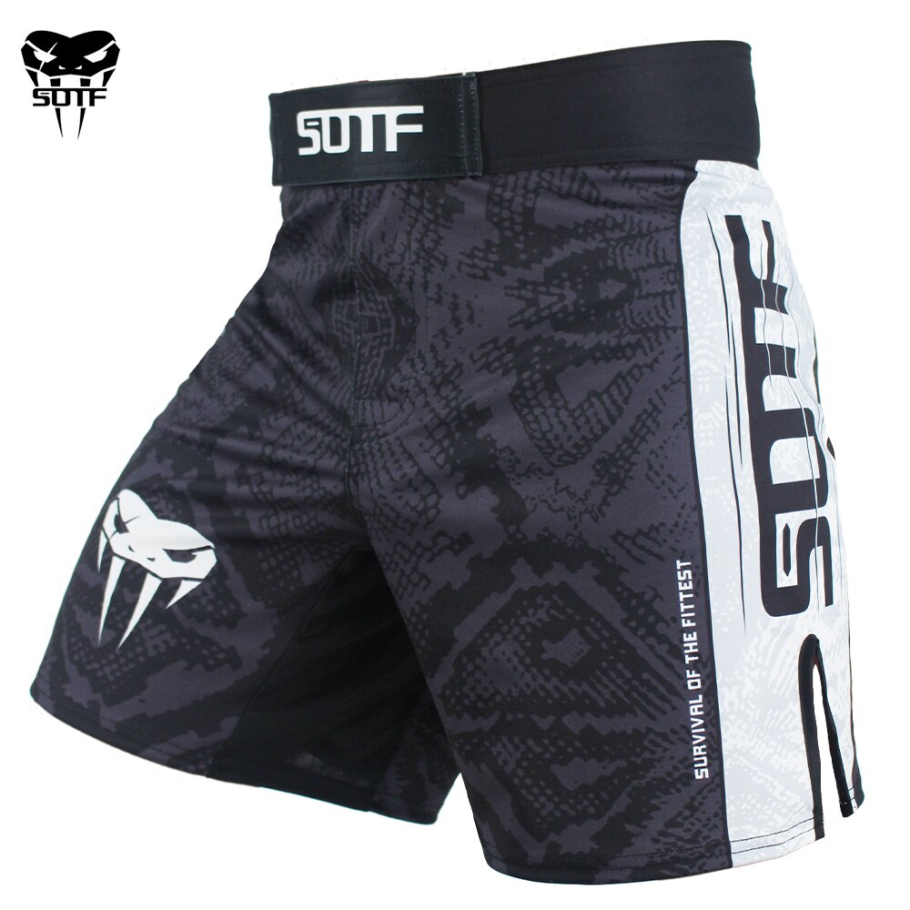 MMA boxing sports fitness personality Breathable shorts Tiger Muay Thai fist pants running fights cheap mma shorts boxing shorts