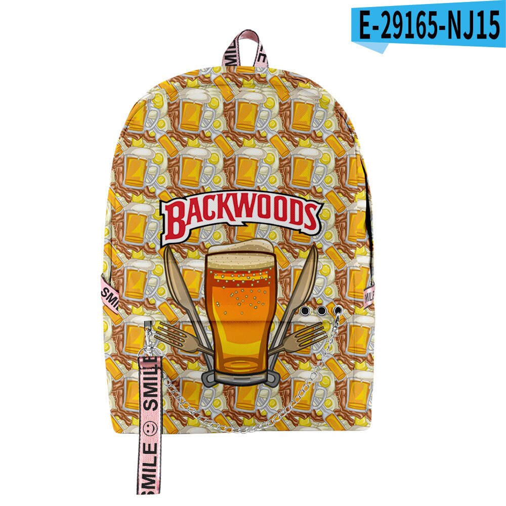 New Style BACKWOODS Beer Fashion 3D Backpack