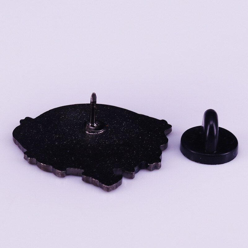London cartoon characters: dark inspiration brooch literature lover accessory decoration