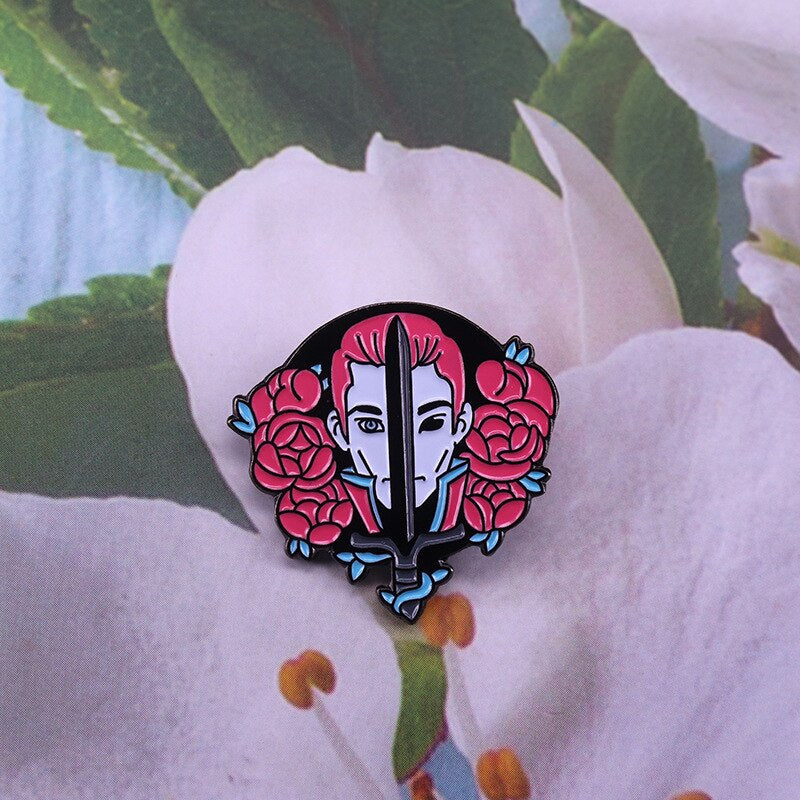 London cartoon characters: dark inspiration brooch literature lover accessory decoration