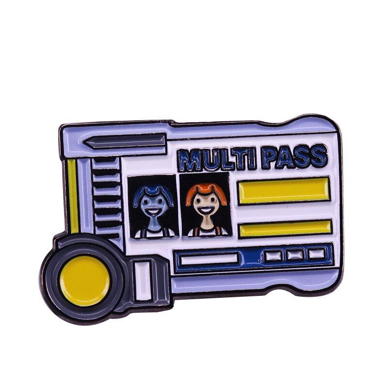 The Fifth Element Multichannel Bus Brooch Sci-Fi Adventure Movie Inspiration Badge