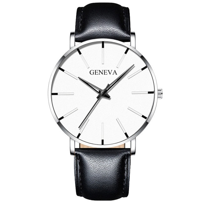 Minimalist Men's Fashion Ultra Thin Watches Simple Men Business Stainless Steel Mesh Belt Quartz Watch relogio masculino