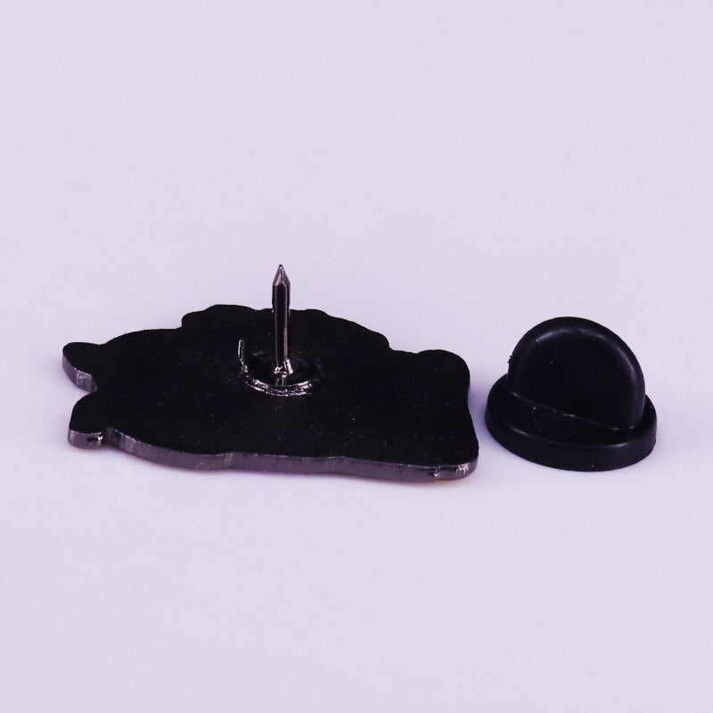 Minority brooch lesbian hug badge