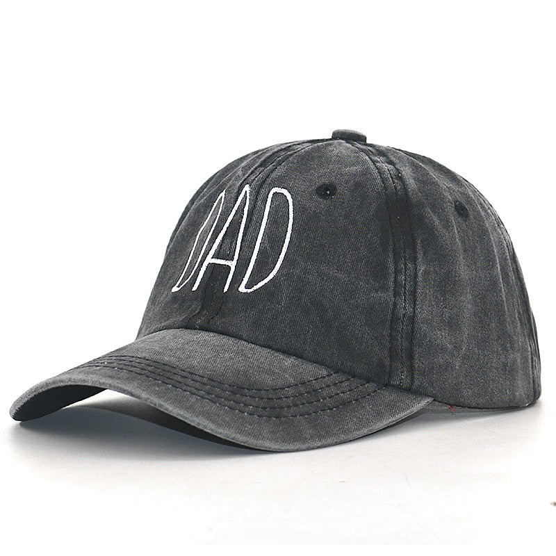 new embroidery DAD MOM fashion cap hat 100% cotton washed soft sport baseball caps couple snapback men women dad hats unisex