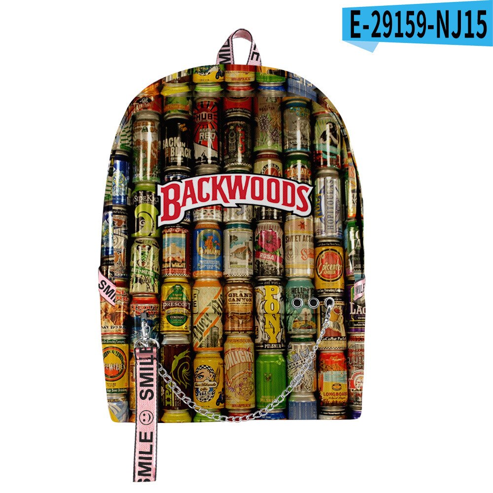 New Style BACKWOODS Beer Fashion 3D Backpack