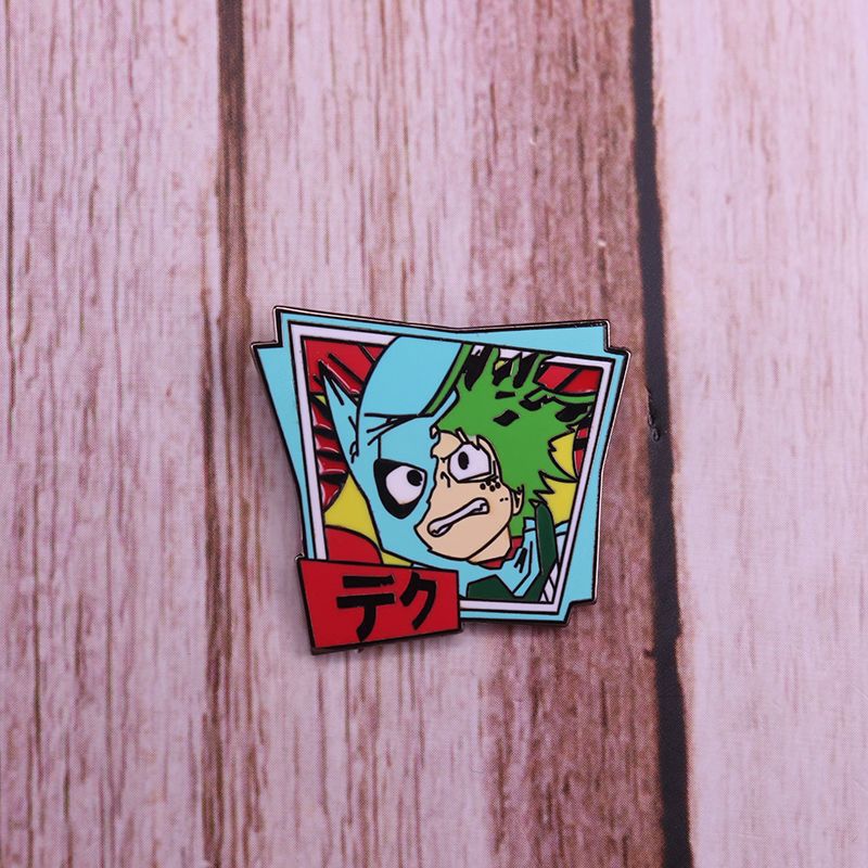 Cute Midori Valley Ikuhisa Brooch Cartoon My Hero Academia Inspiration Badge