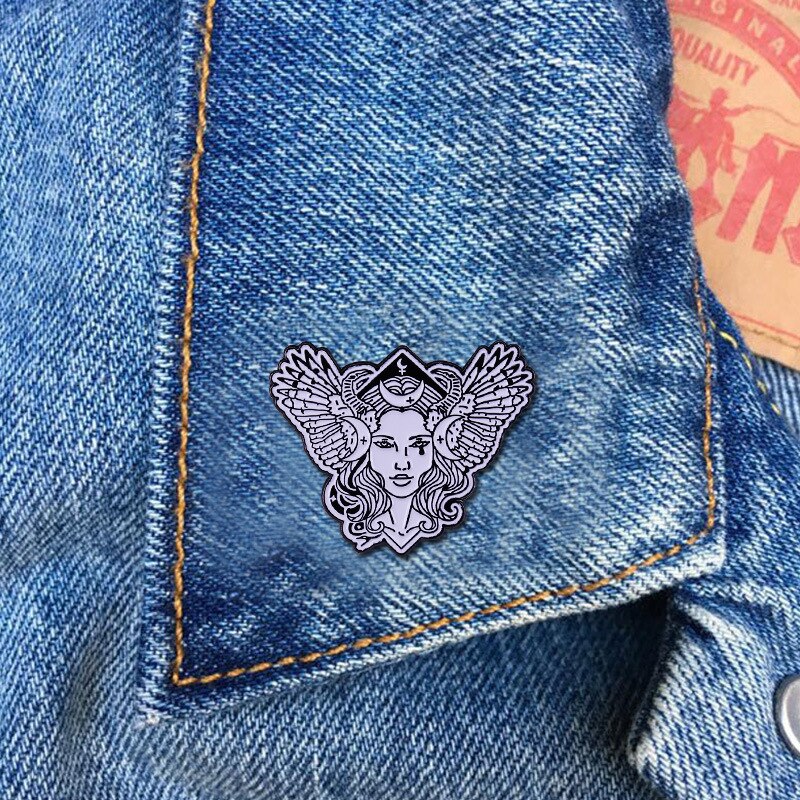Mythology and legend Lilith brooch