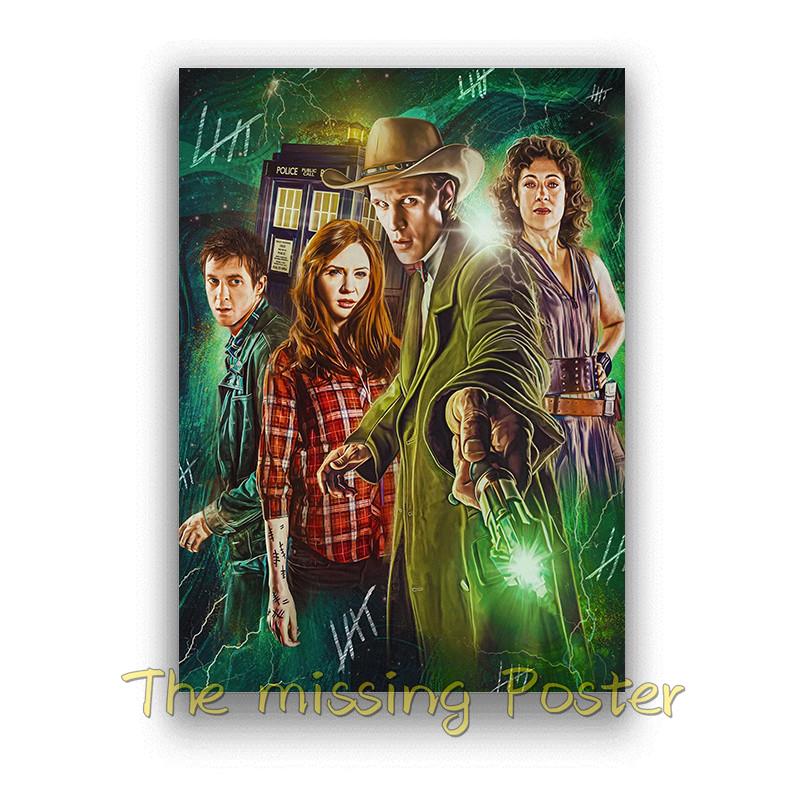 Movie Doctor Who Picture Art Decor White Coated Paper Poster Cafe Bar Wall Decor living room Home Decor