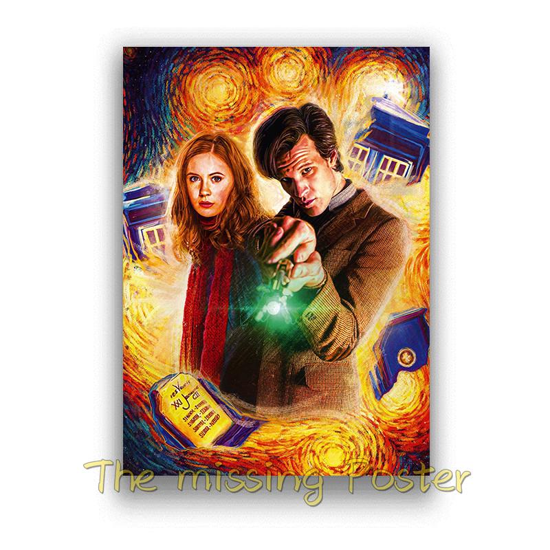 Movie Doctor Who Picture Art Decor White Coated Paper Poster Cafe Bar Wall Decor living room Home Decor