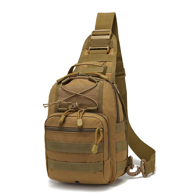 Mens Tactical Military Oxford Crossbody Shoulder Bag Chest Pack Camping Hiking Backpack Outdoor Sports Travel Handbag