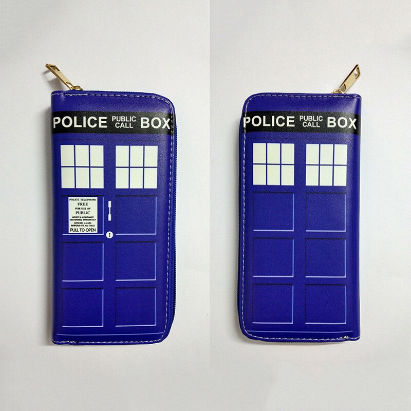Movie American film Doctor Who PU Long Wallet Leather Zipper Purse Anime Big Capacity Fashion Hand Wallets for Men Women