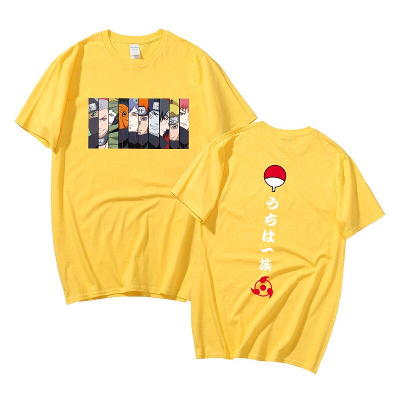 Men's tshirt Naruto Summer Harajuku Cool Unisex Short Sleeve t shirt Japanese Anime Funny Printed Streetwear T-shirt