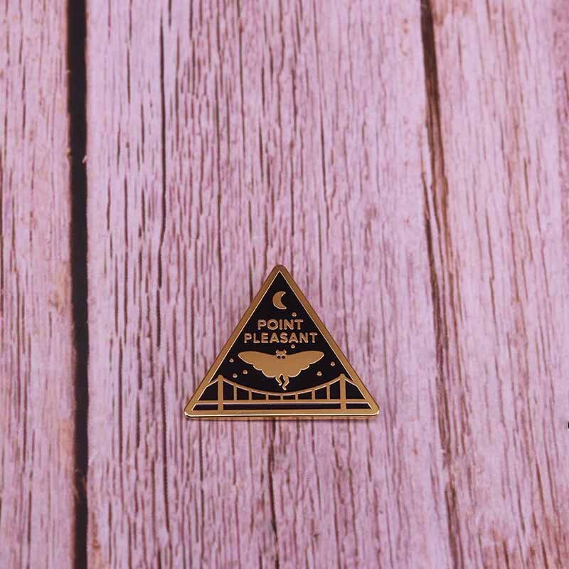 Mysterious Moth Man Brooch Natural Science Lovers Accessories Badge