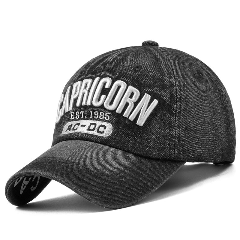 New Brand NYC Denim Baseball Cap Men Women Embroidery Letter Jeans Snapback Hat