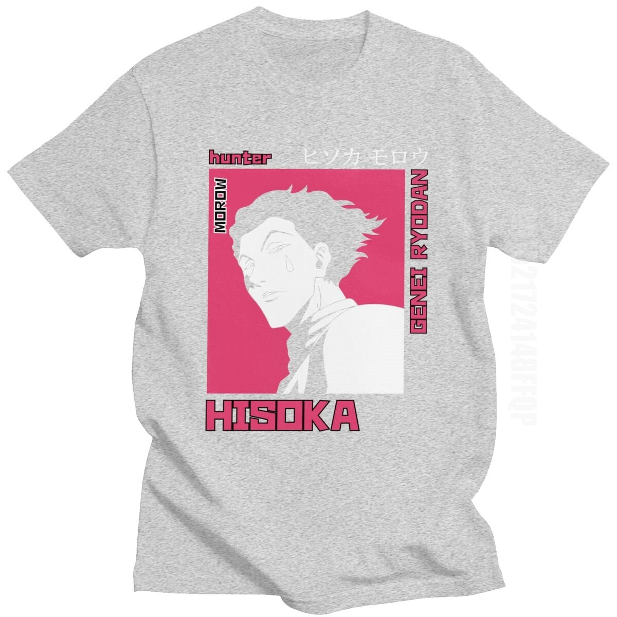 Men's Hunter X Hunter Tshirt Hisoka HXH Anime T Shirt 100% Cotton Clothing Fashion Manga Tee Tops Japan Style Gift Idea T-Shirt