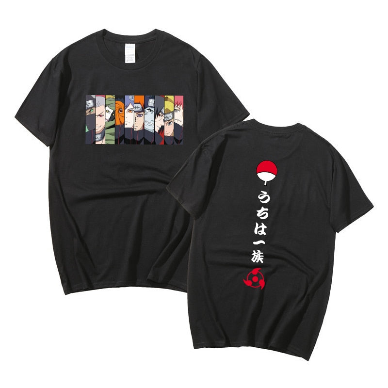 Men's tshirt Naruto Summer Harajuku Cool Unisex Short Sleeve t shirt Japanese Anime Funny Printed Streetwear T-shirt